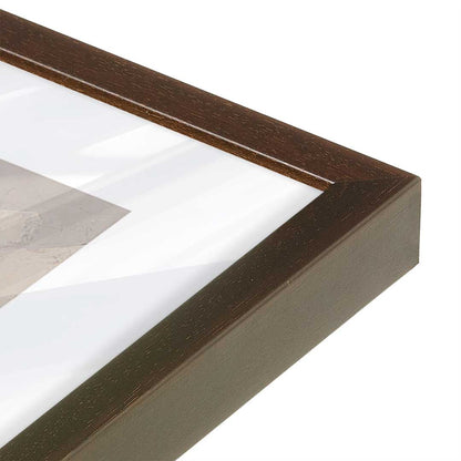 [Color:Espresso], Picture of art in a Espresso frame at an angle