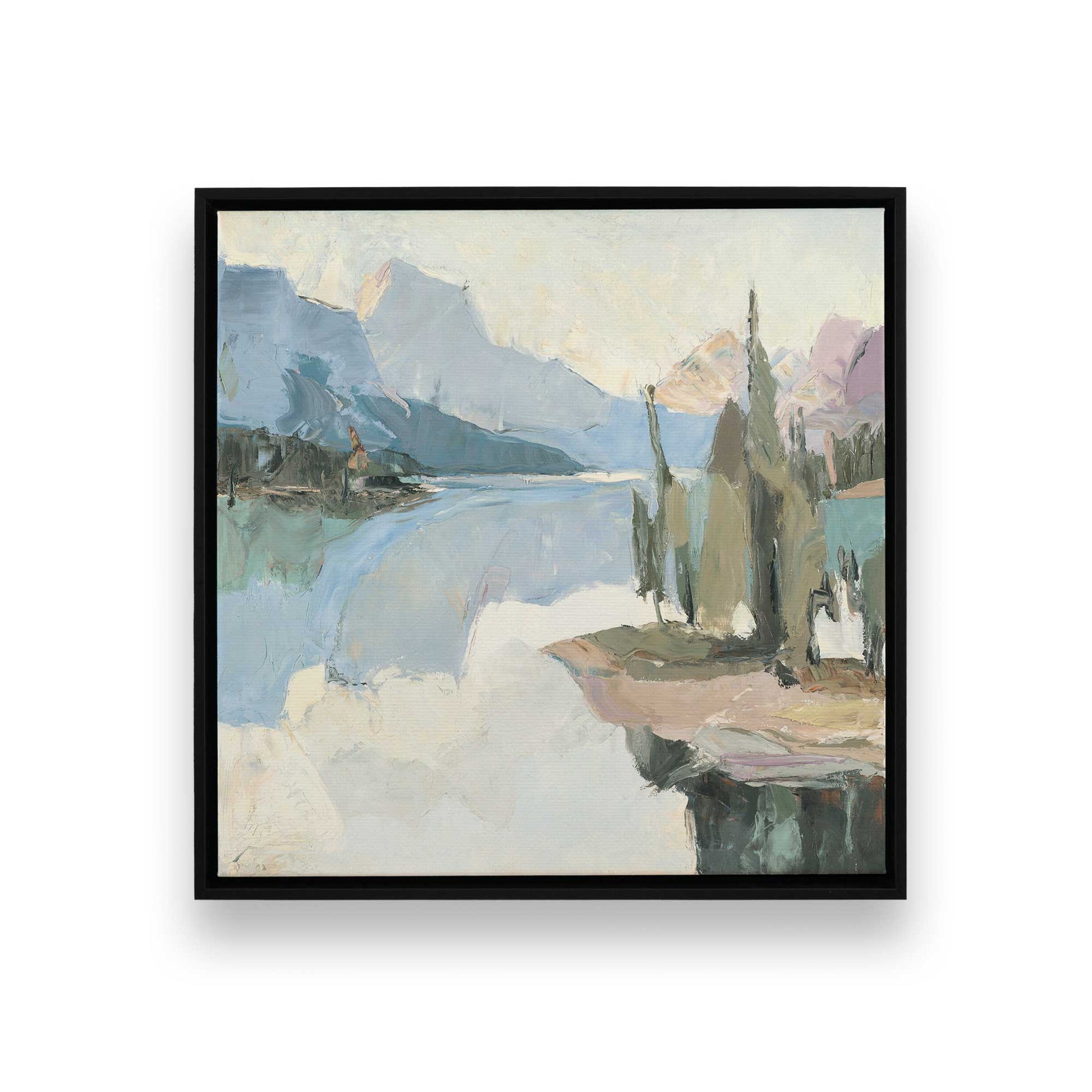 [Color:Satin Black], Picture of art in a Satin Black frame