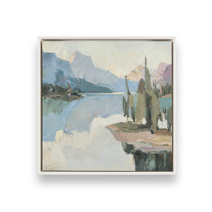 [Color:Opaque White], Picture of art in a White frame
