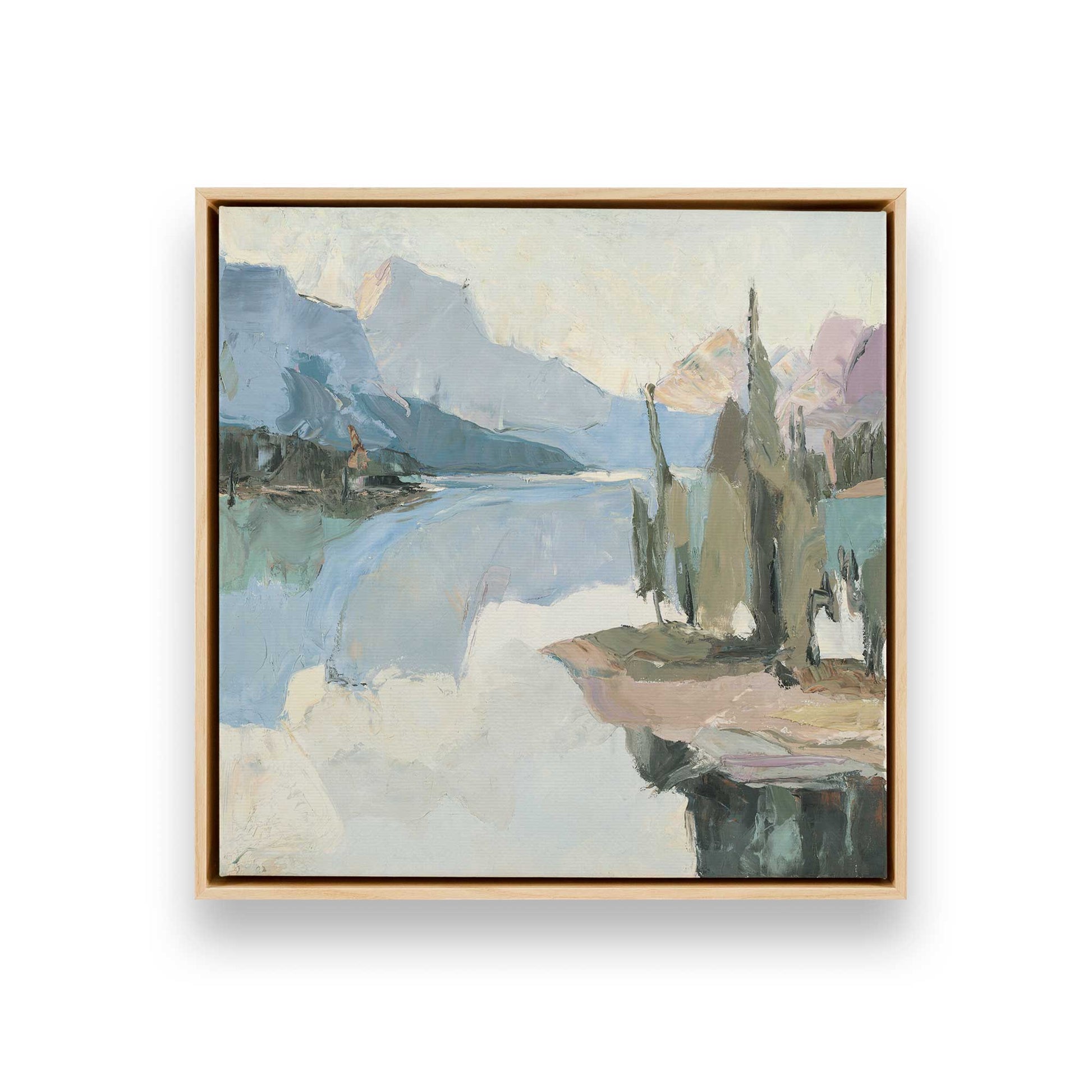 [Color:American Maple], Picture of art in a American Maple frame