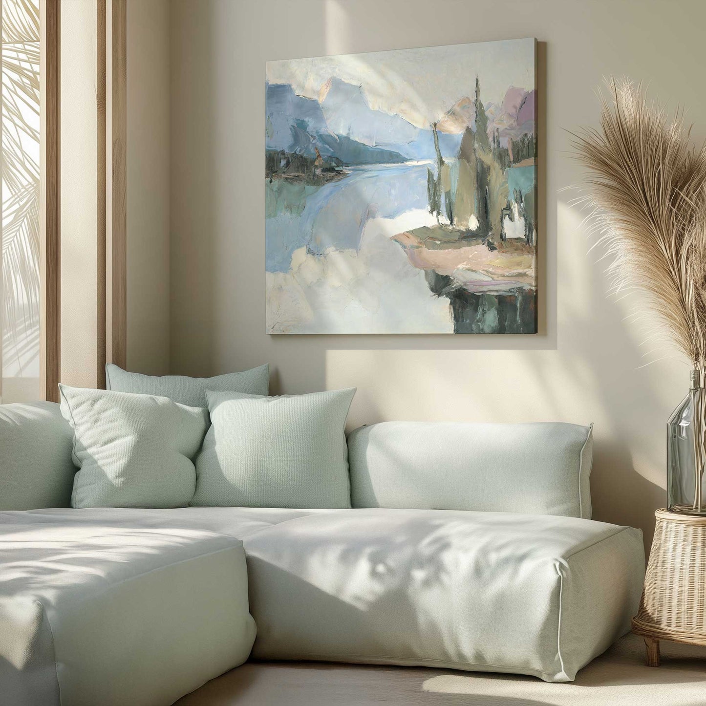 Picture of art in a room