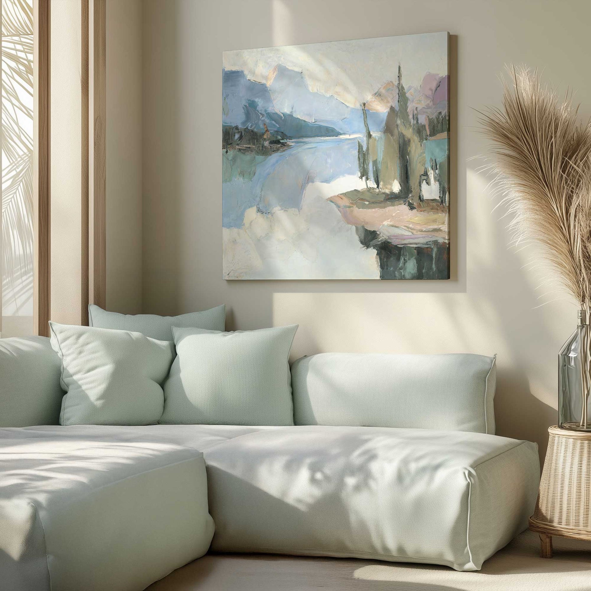 Picture of art in a room