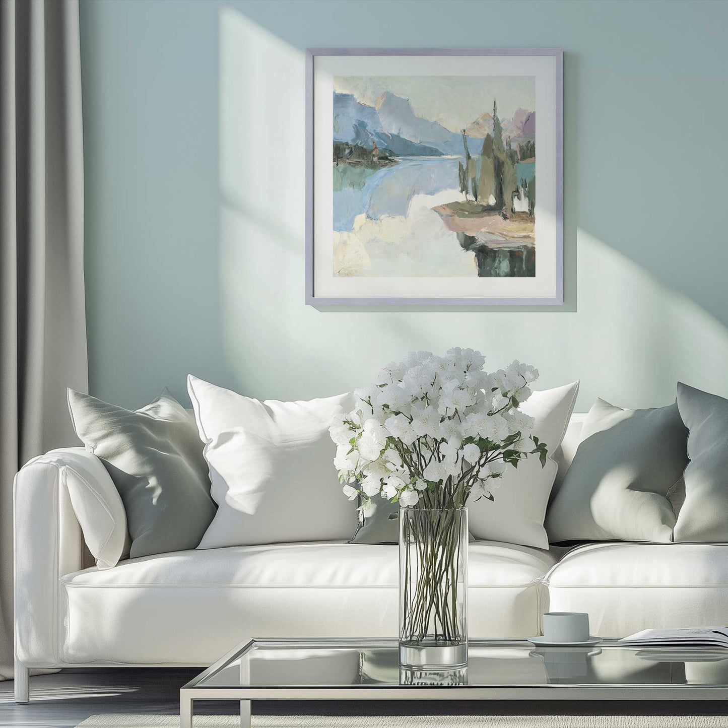Picture of art in a room