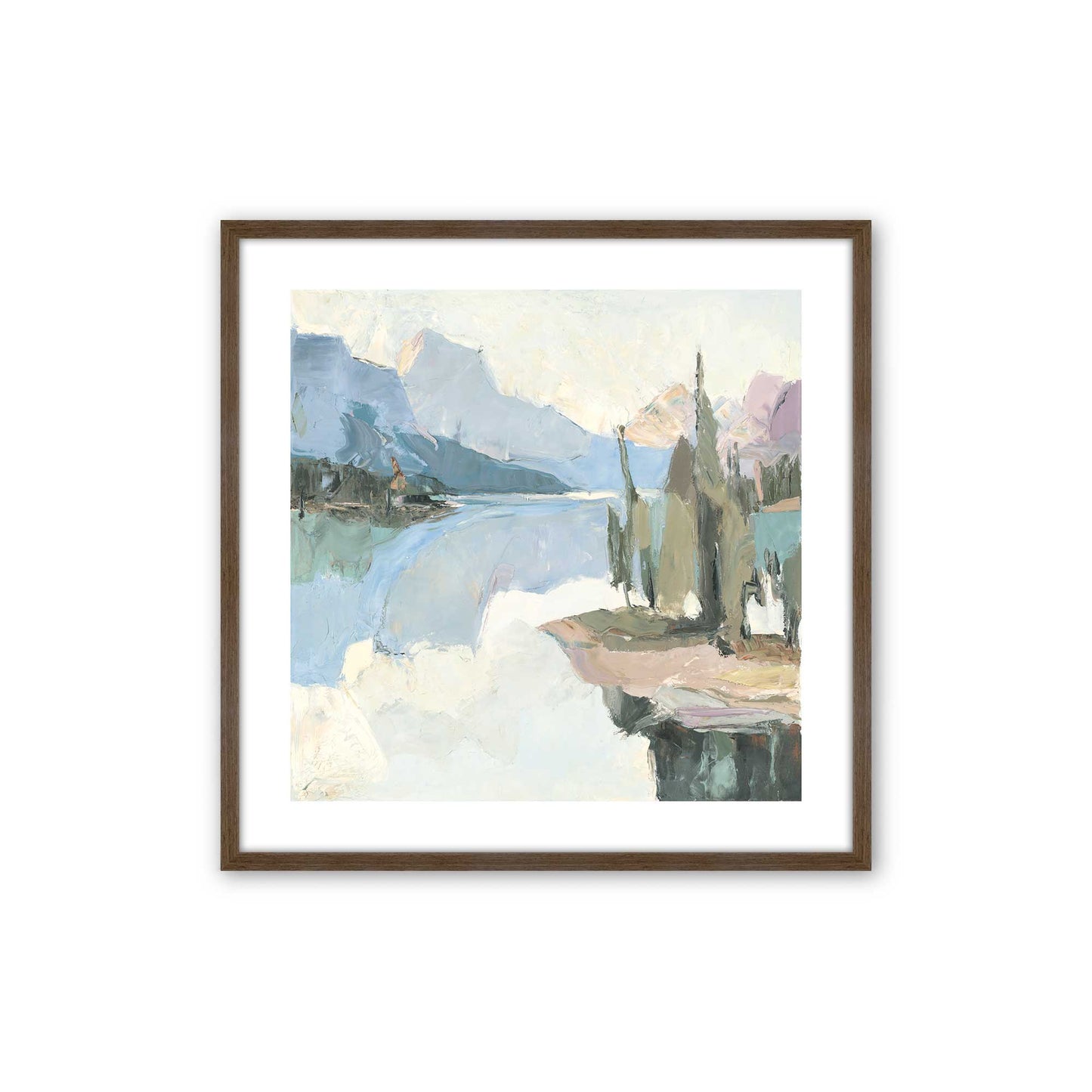 [Color:Walnut], Picture of art in a Walnut frame