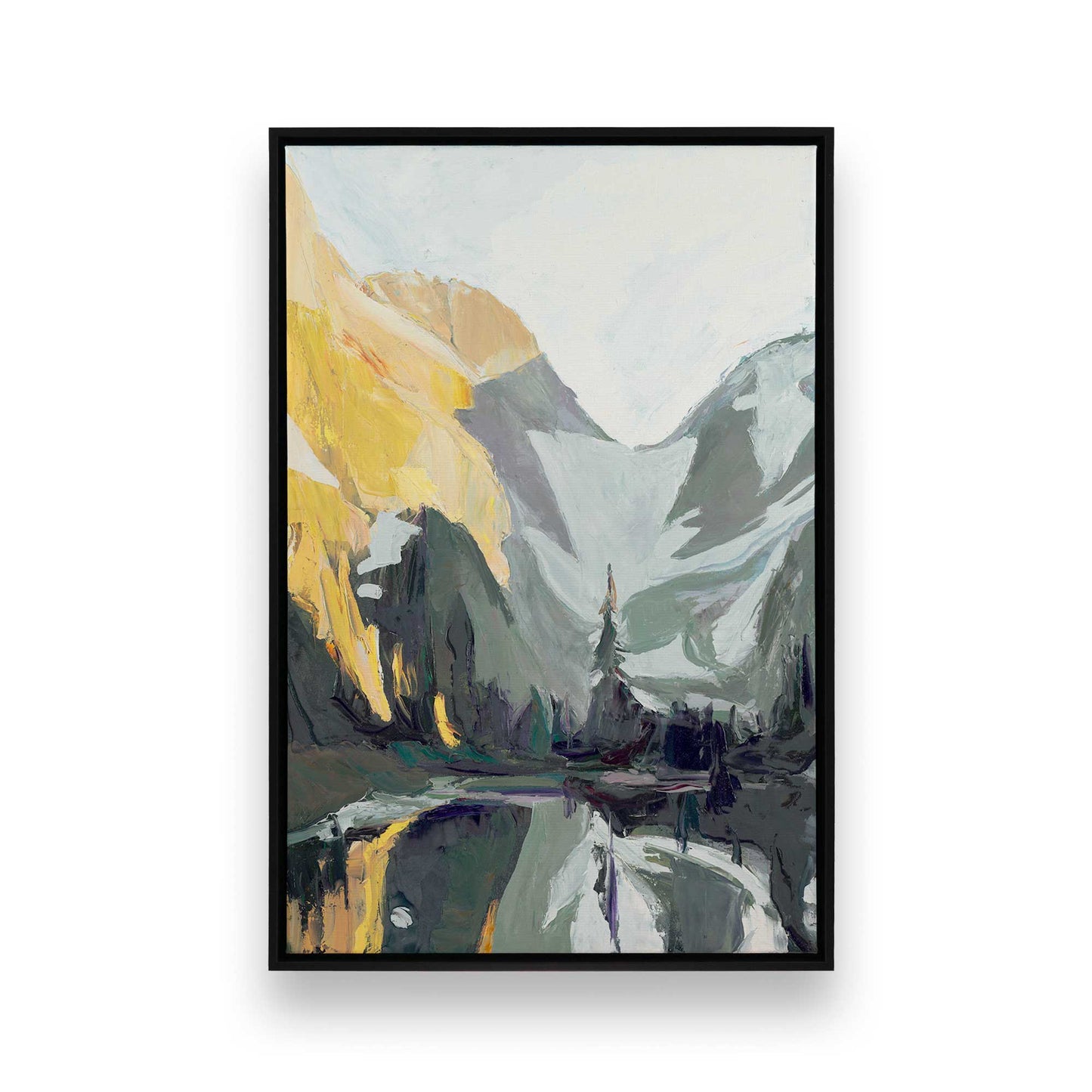 [Color:Satin Black], Picture of art in a Satin Black frame