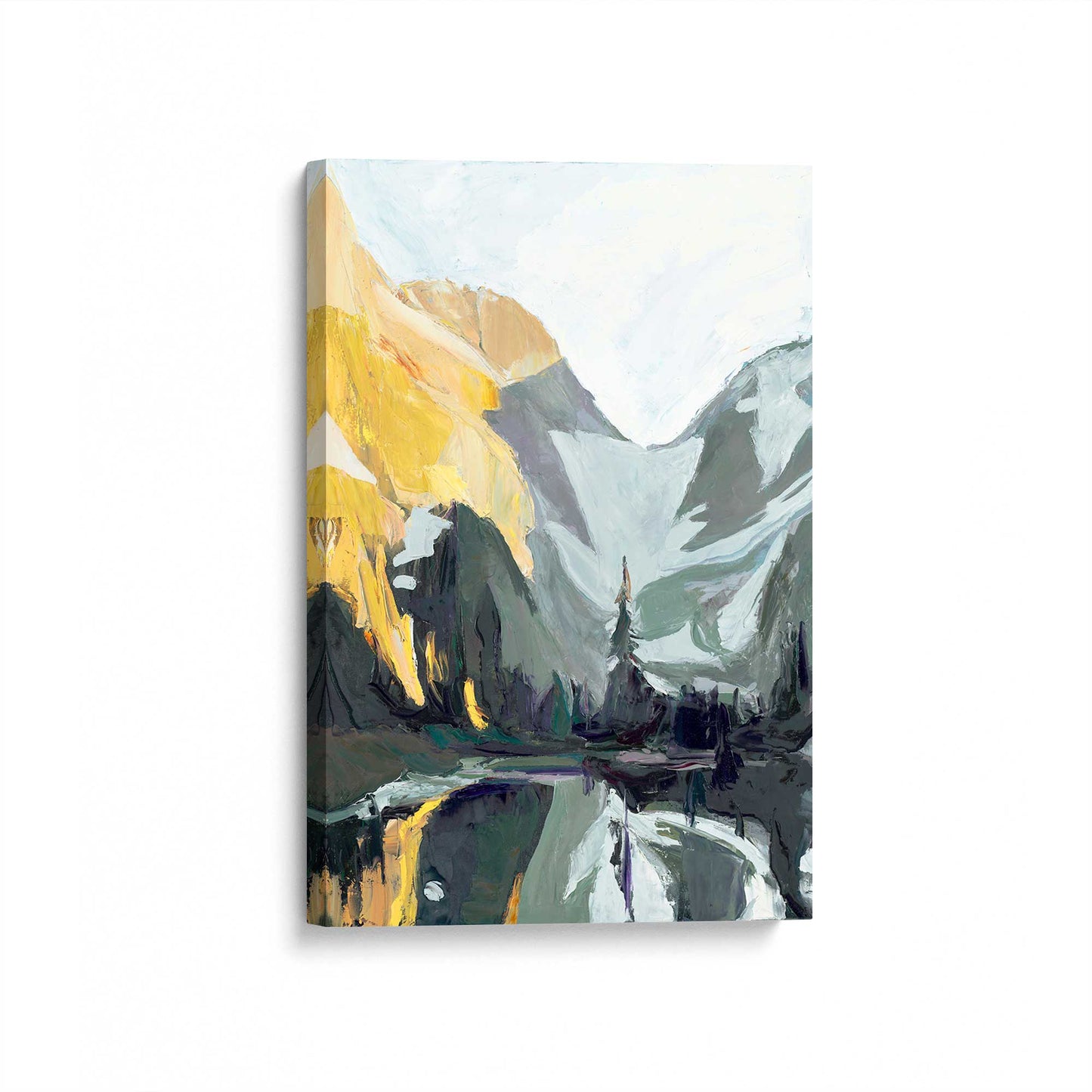 [Color:Stretched Canvas], Picture of art at an angle