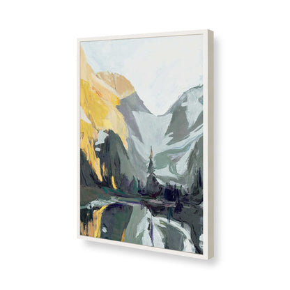 [Color:Opaque White], Picture of art in a Opaque White frame of the corner