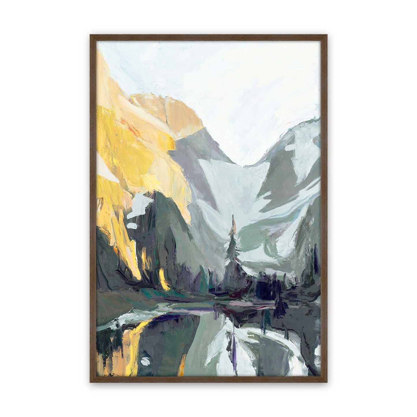 [Color:Walnut], Picture of art in a Walnut frame