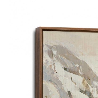 [Color:Walnut], Picture of art in a Walnut frame at an angle