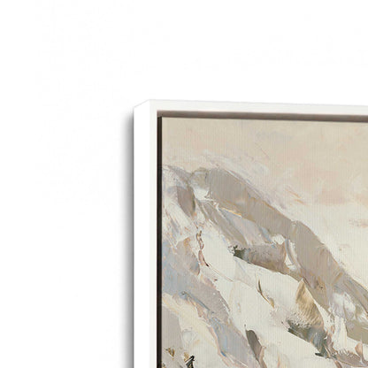[Color:Opaque White], Picture of art in a White frame at an angle