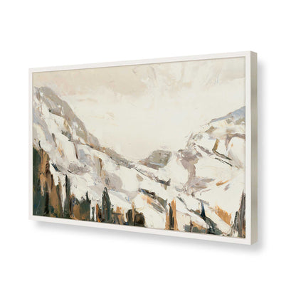 [Color:Opaque White], Picture of art in a Opaque White frame of the corner