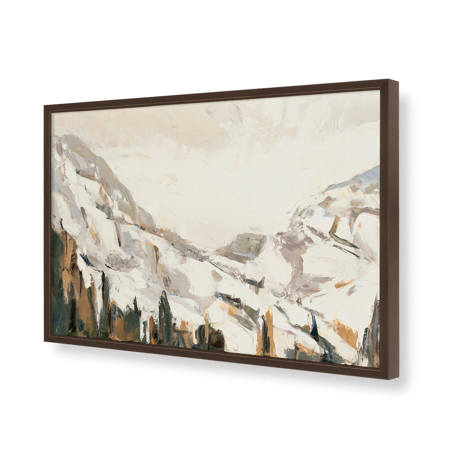 [Color:Belvinder Brown], Picture of art in a Belvinder Brown frame of the corner