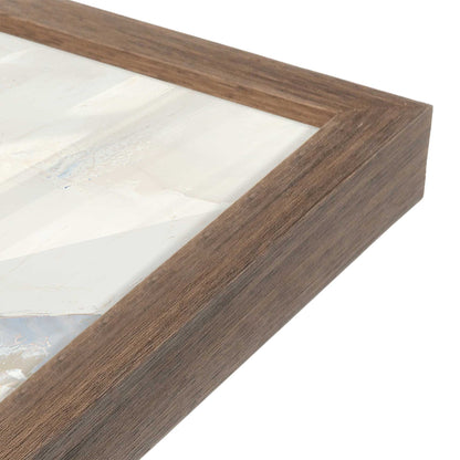 [Color:Walnut], Picture of art in a Walnut frame at an angle