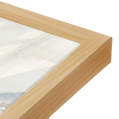 [Color:American Maple], Picture of art in a American Maple frame at an angle