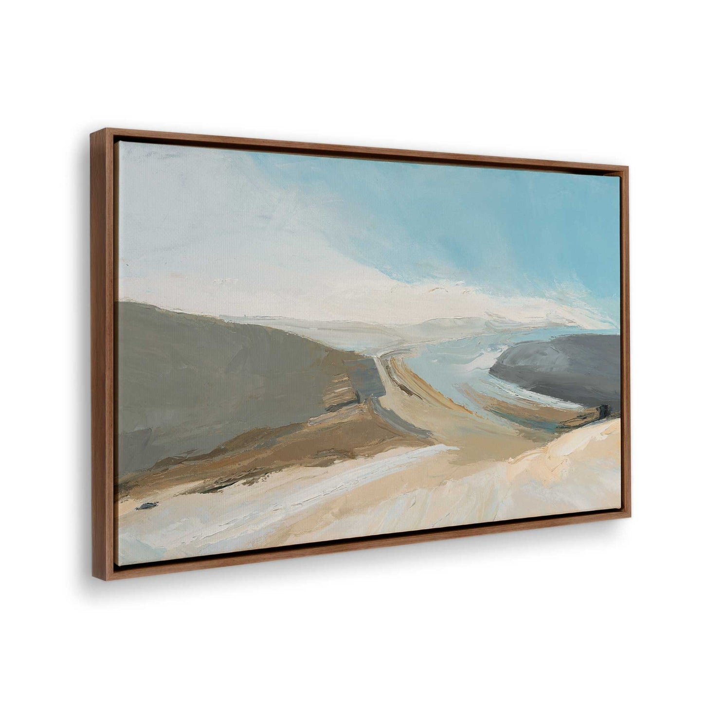 [Color:Walnut], Picture of the corner of the art