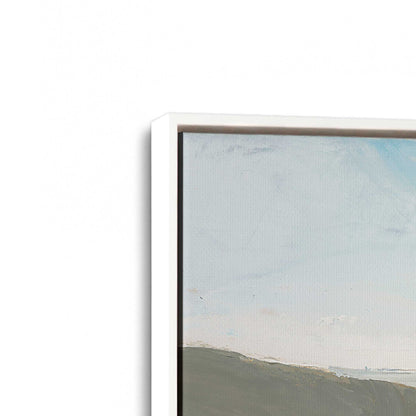 [Color:Opaque White], Picture of art in a White frame at an angle