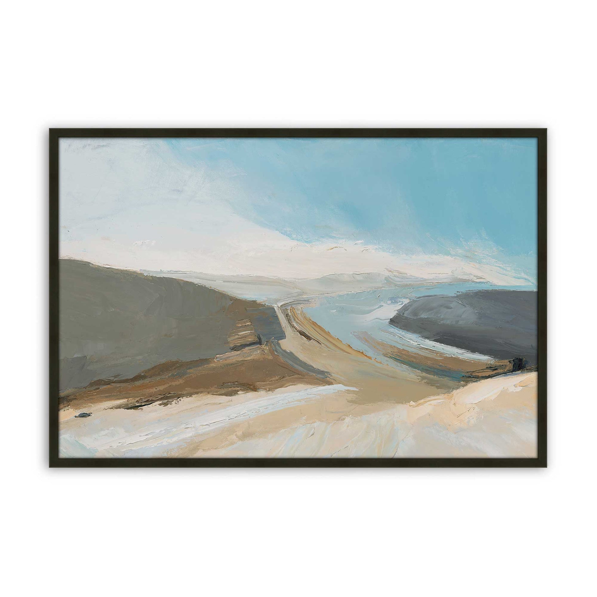 [Color:Satin Black], Picture of art in a Satin Black frame