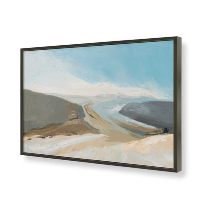 [Color:Satin Black], Picture of art in a Satin Black frame of the corner