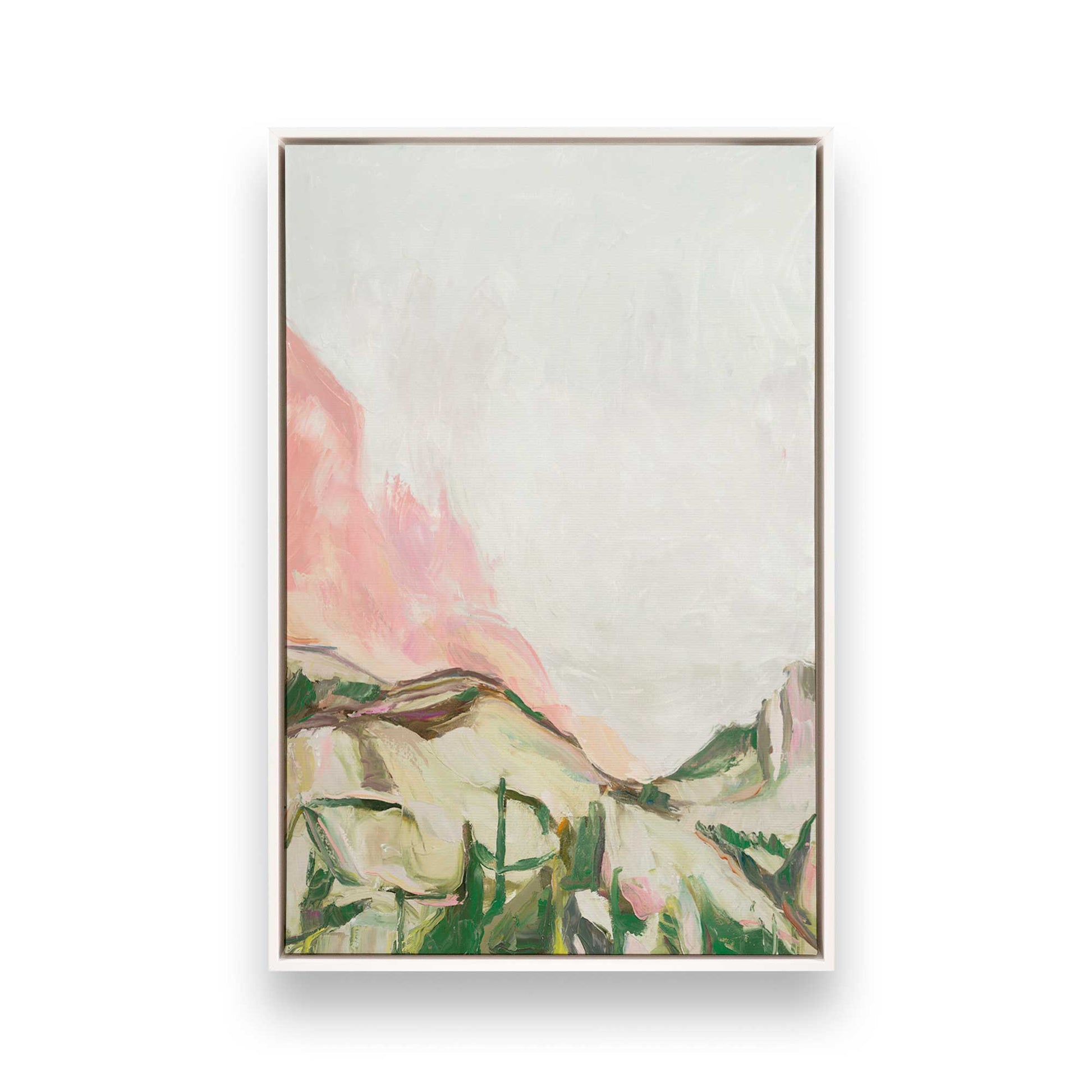 [Color:Opaque White], Picture of art in a White frame