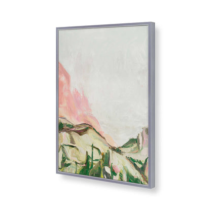 [Color:Polished Chrome], Picture of art in a Polished Chrome frame of the corner
