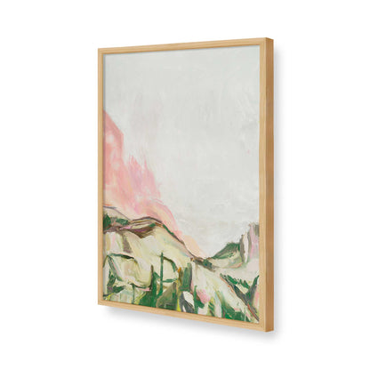 [Color:American Maple], Picture of art in a American Maple frame of the corner