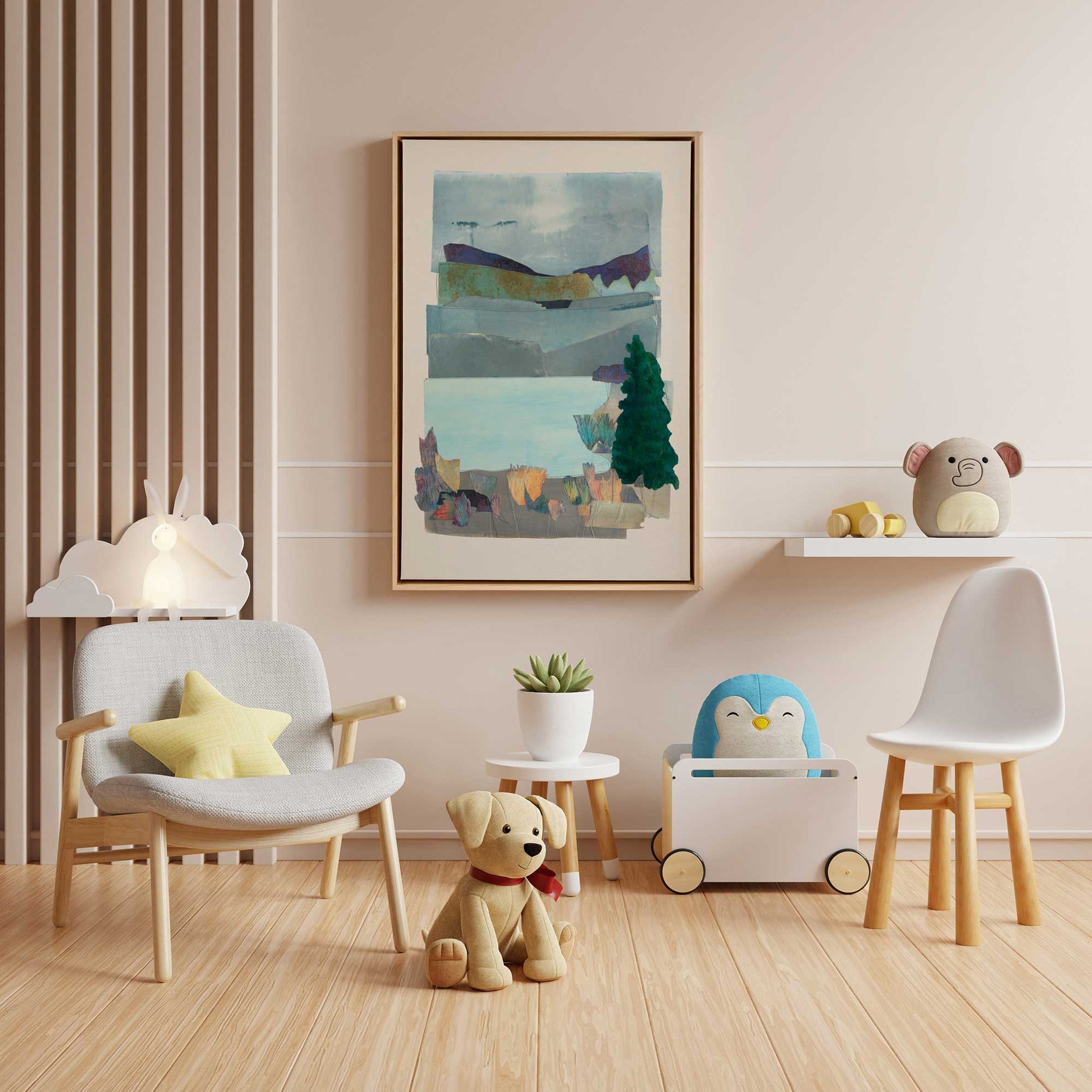 Picture of art in a room