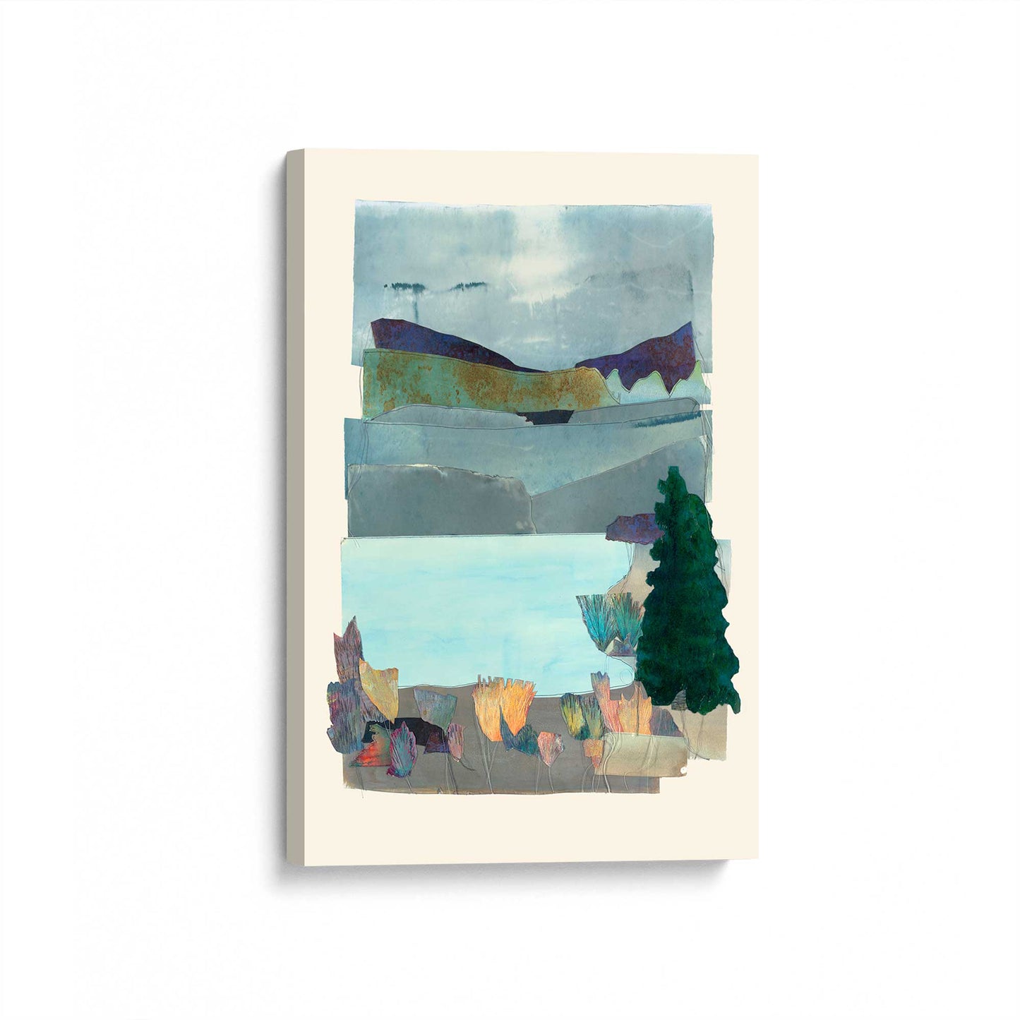[Color:Stretched Canvas], Picture of art at an angle