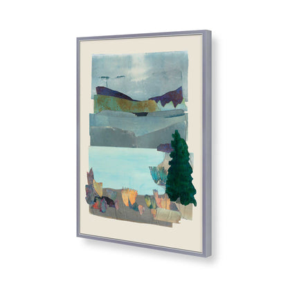 [Color:Polished Chrome], Picture of art in a Polished Chrome frame of the corner