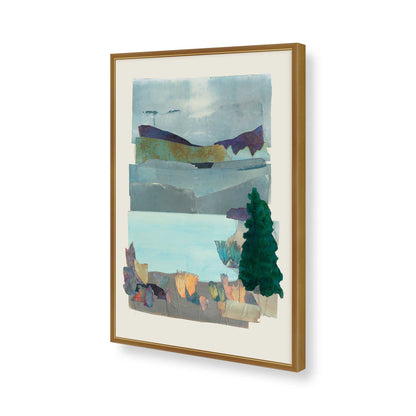 [Color:Polished Gold], Picture of art in a Polished Gold frame of the corner