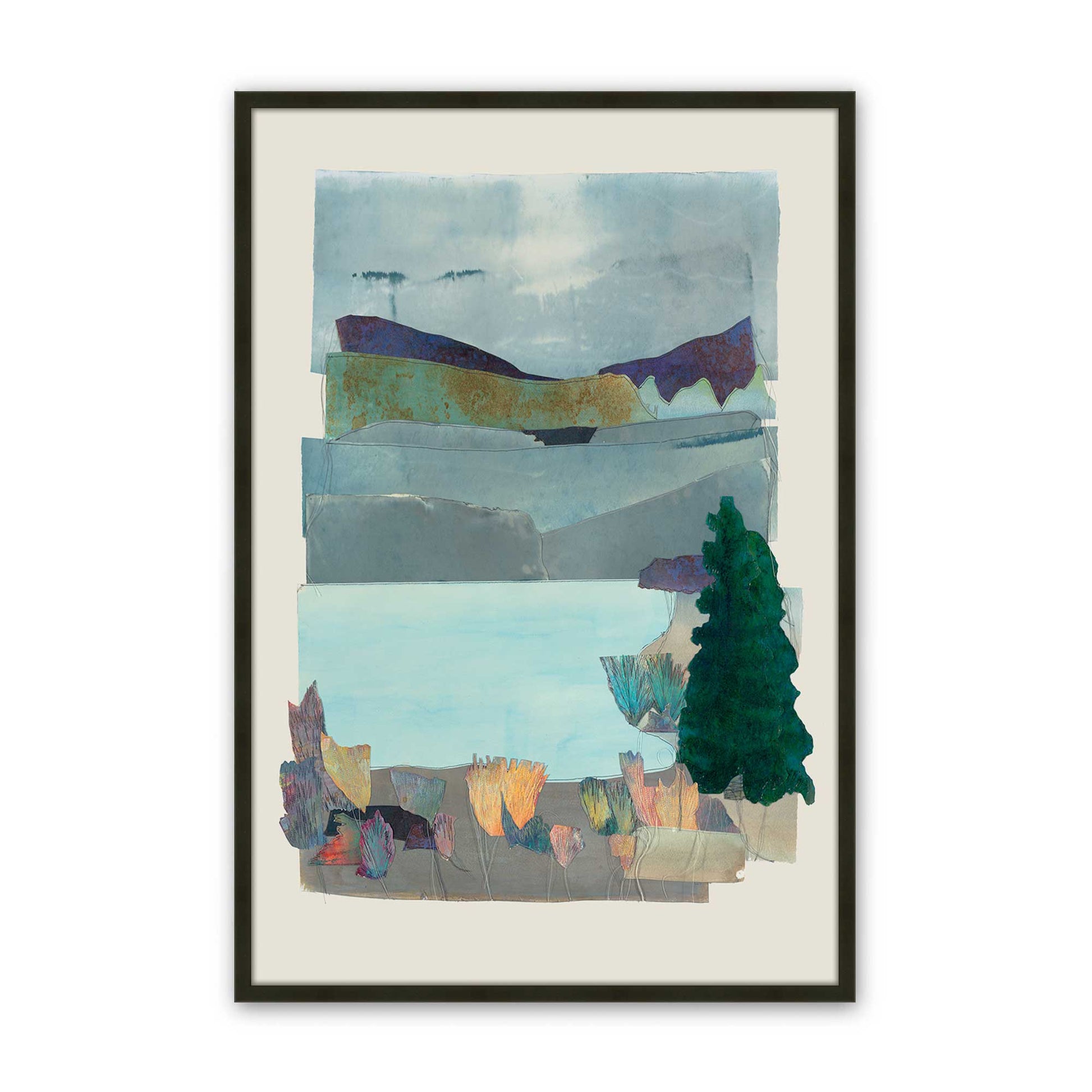 [Color:Satin Black], Picture of art in a Satin Black frame