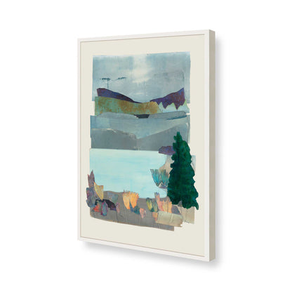 [Color:Opaque White], Picture of art in a Opaque White frame of the corner