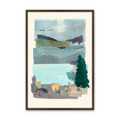 [Color:Brown], Picture of art in a Brown frame