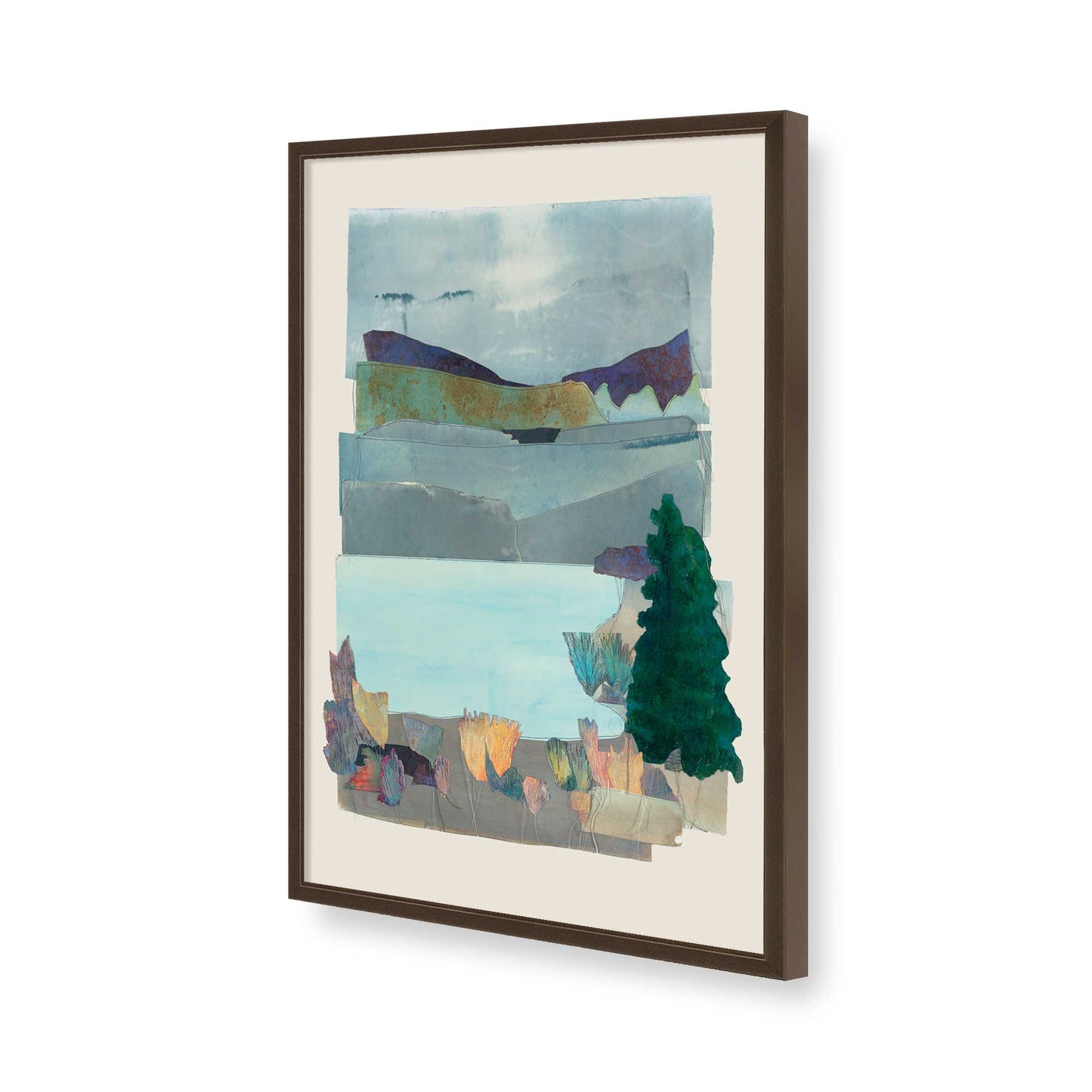 [Color:Belvinder Brown], Picture of art in a Belvinder Brown frame of the corner