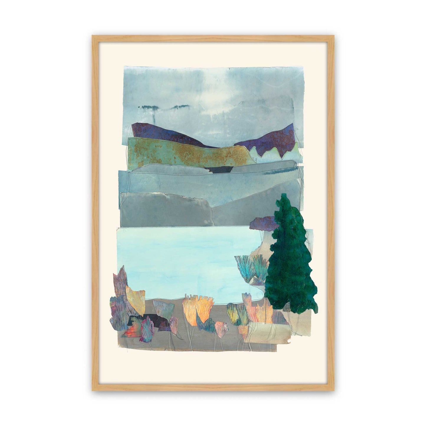 [Color:American Maple], Picture of art in a American Maple frame