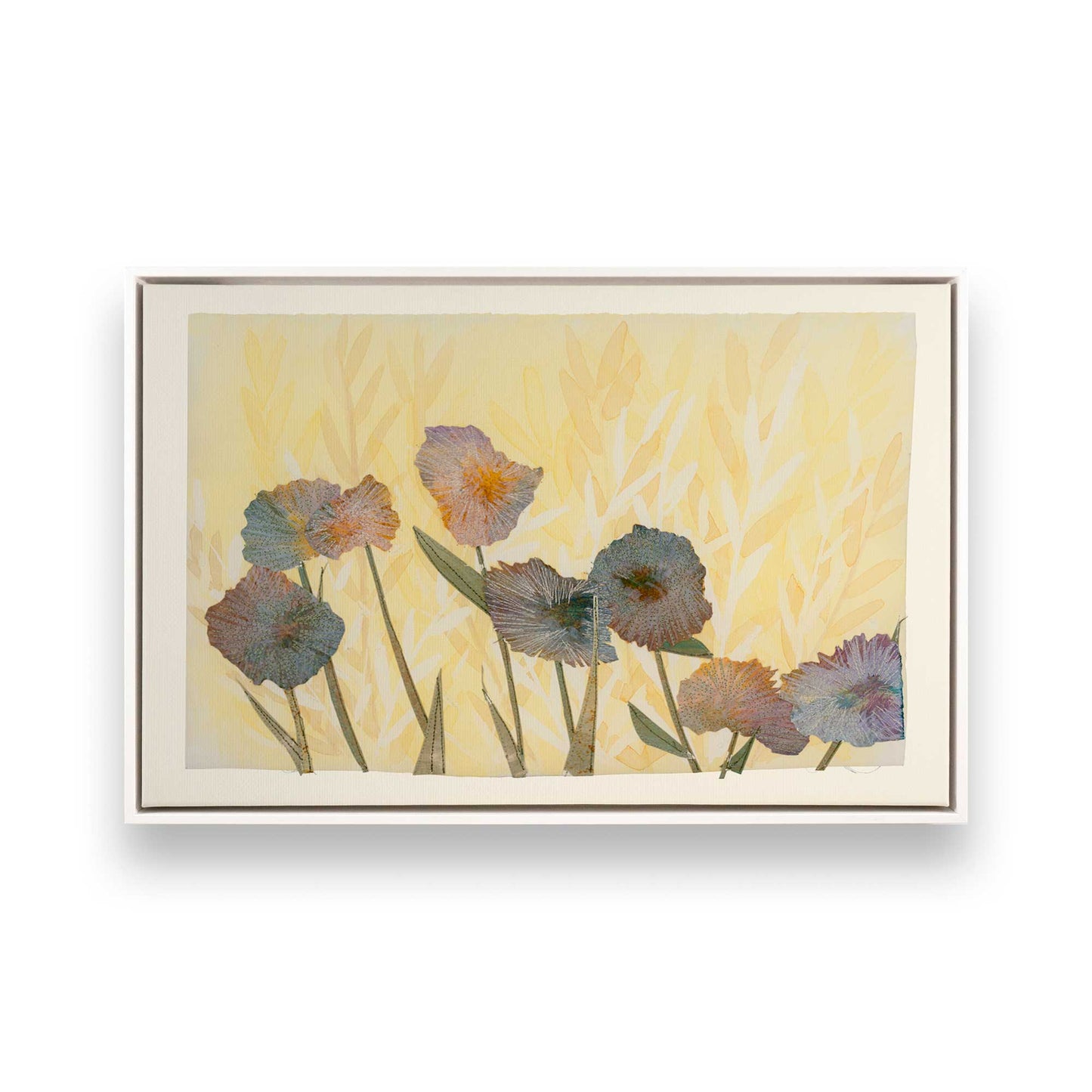 [Color:Opaque White], Picture of art in a White frame