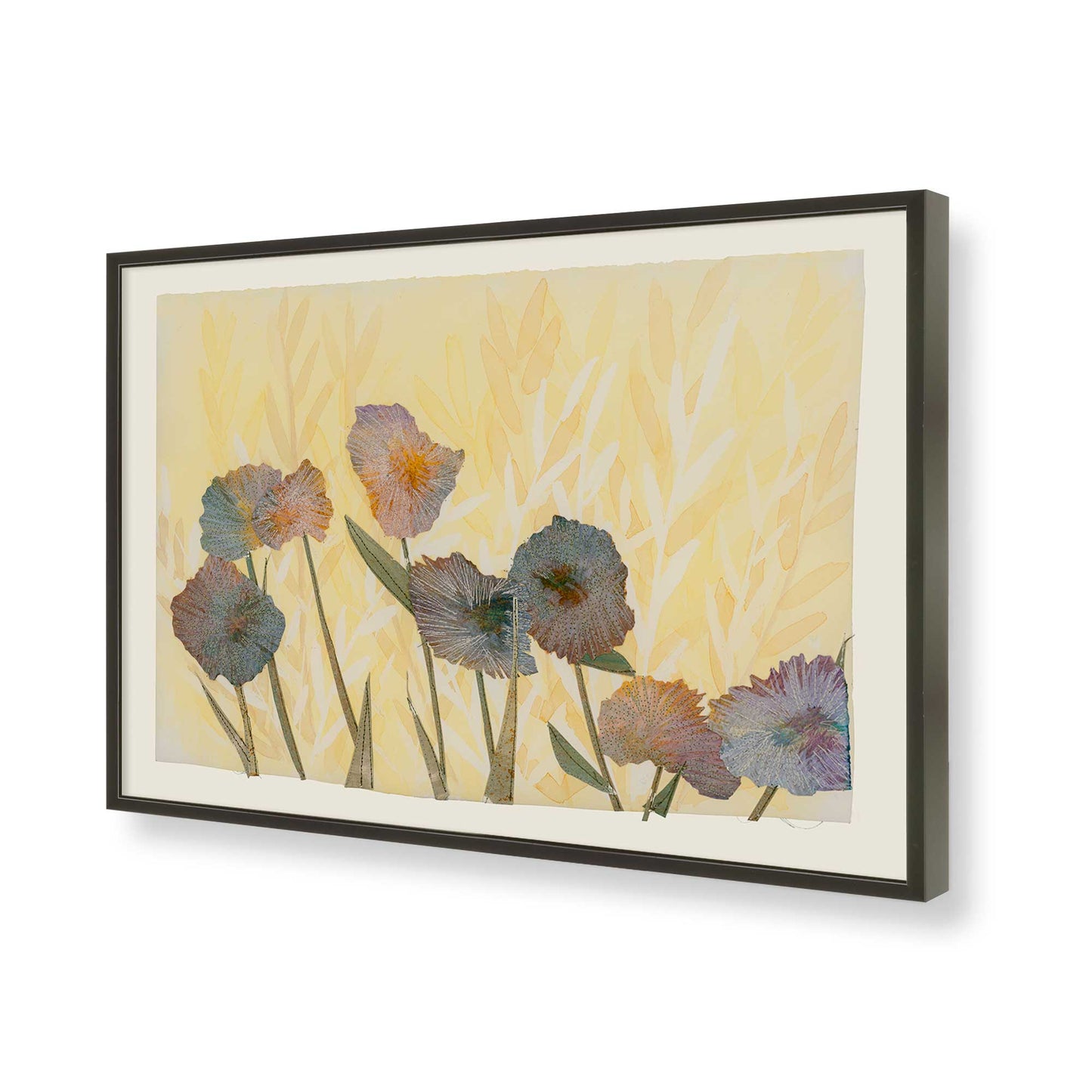 [Color:Satin Black], Picture of art in a Satin Black frame of the corner