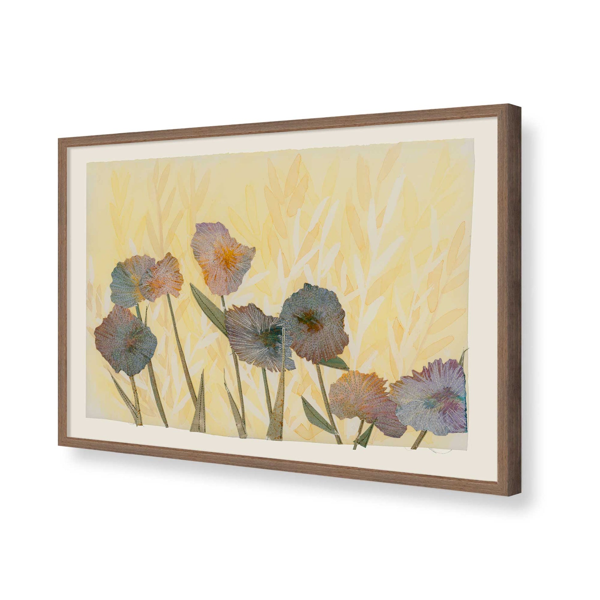 [Color:Walnut], Picture of art in a Walnut frame of the corner