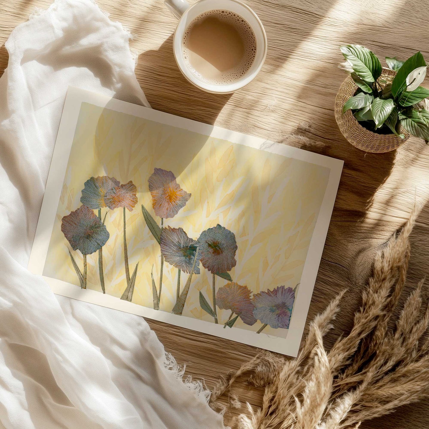 [Color:Rolled Print], Picture of close up of art