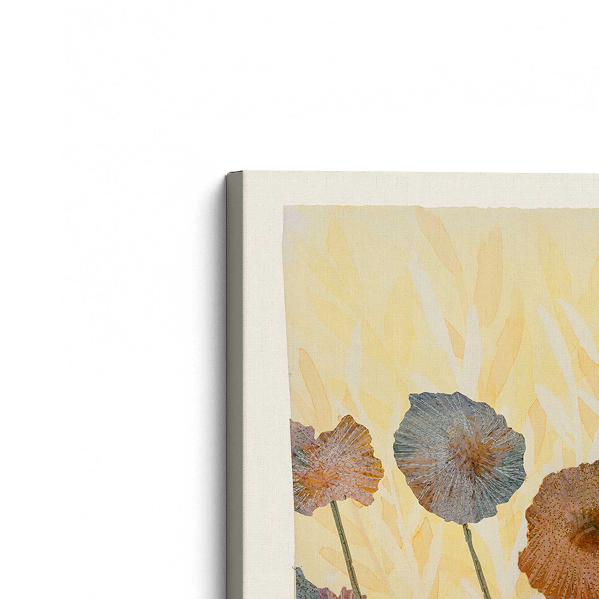 [Color:Stretched Canvas], Picture of the corner of the art