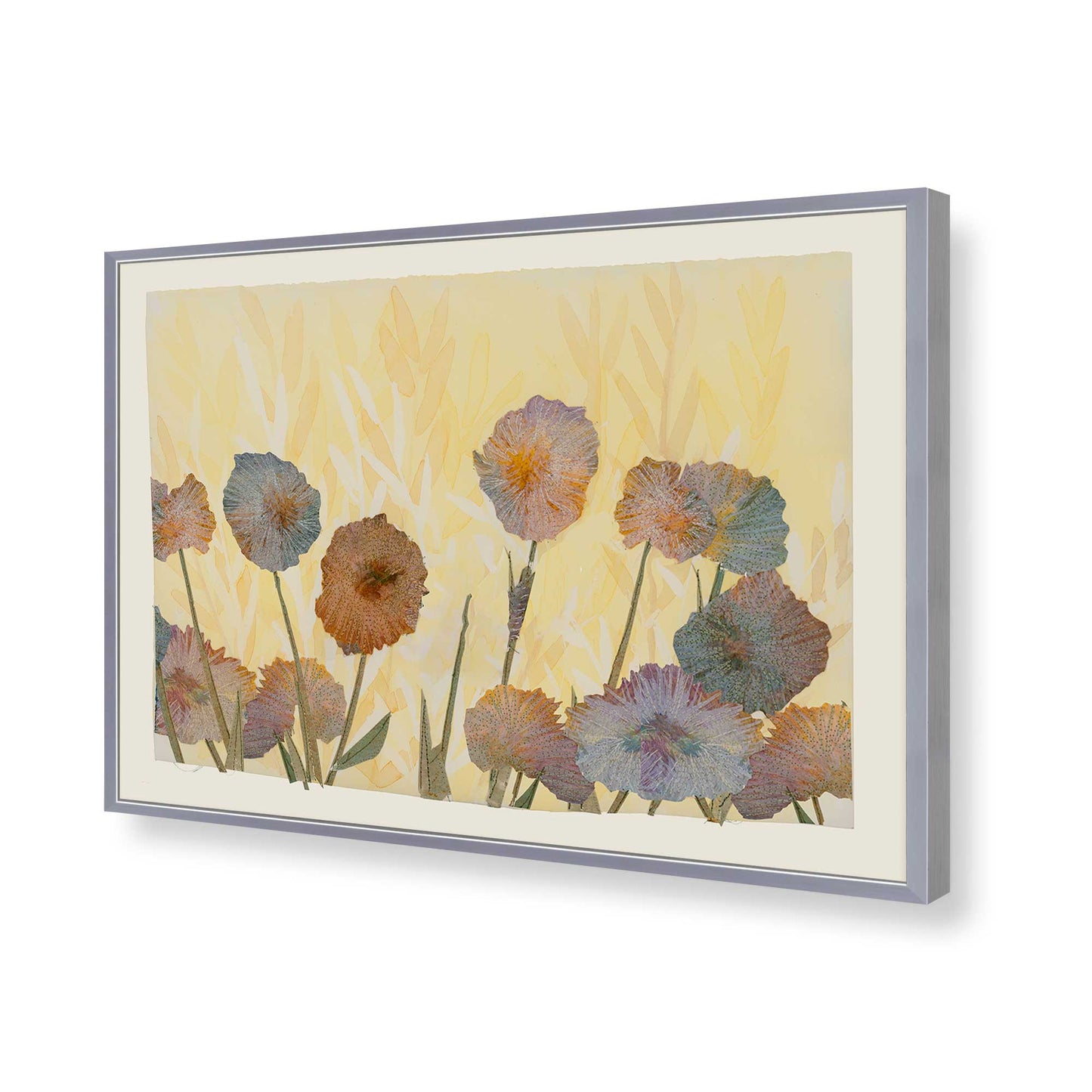 [Color:Polished Chrome], Picture of art in a Polished Chrome frame of the corner