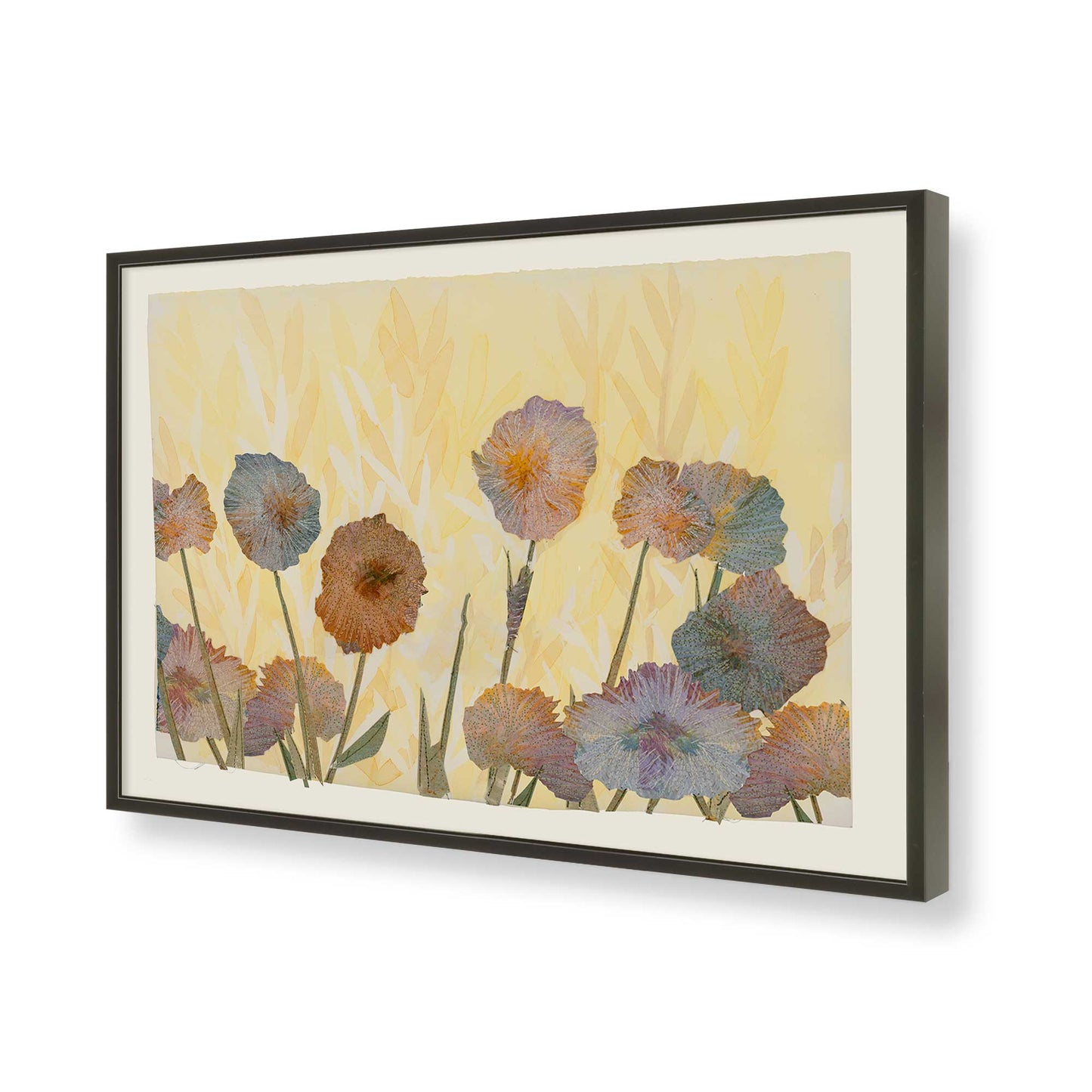 [Color:Satin Black], Picture of art in a Satin Black frame of the corner