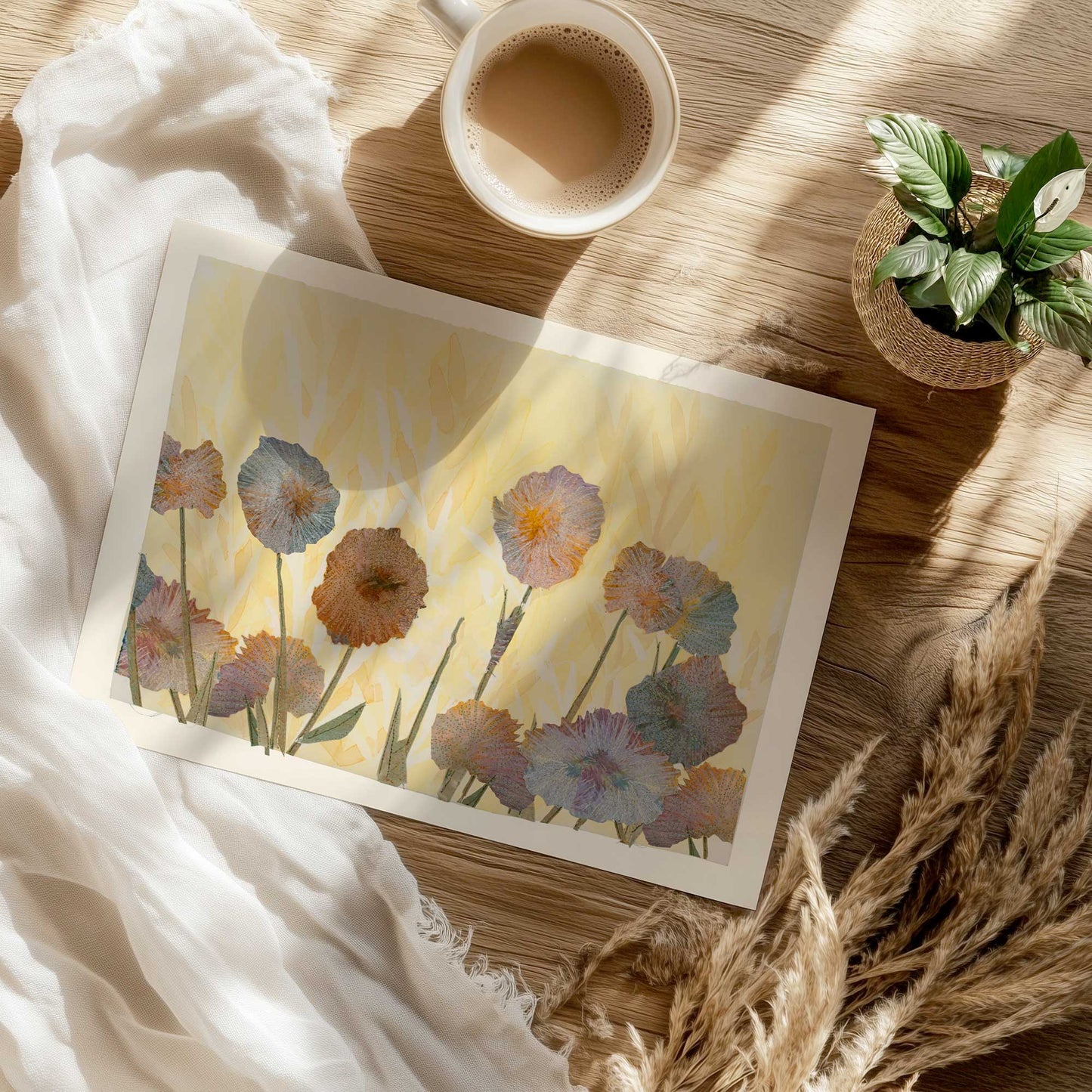 [Color:Rolled Print], Picture of close up of art