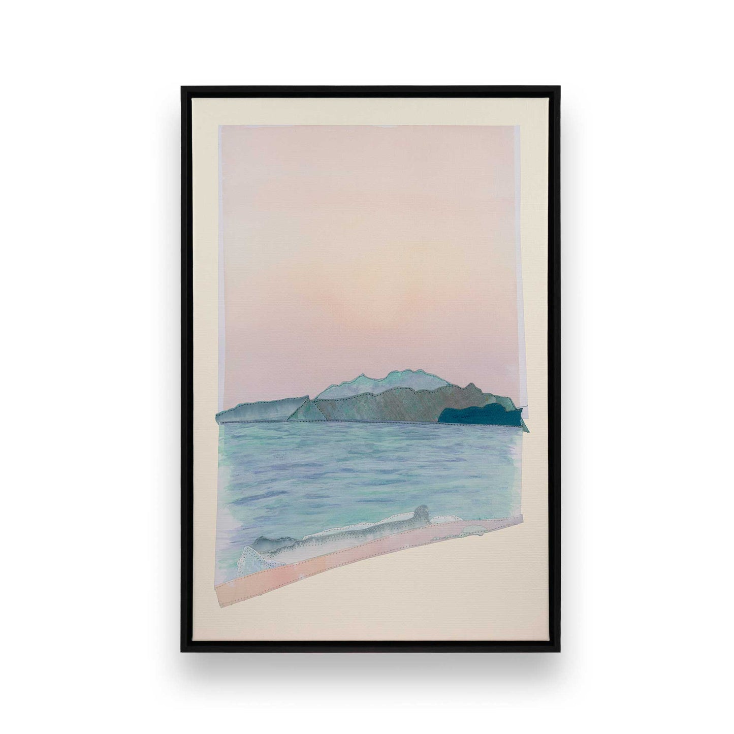 [Color:Satin Black], Picture of art in a Satin Black frame