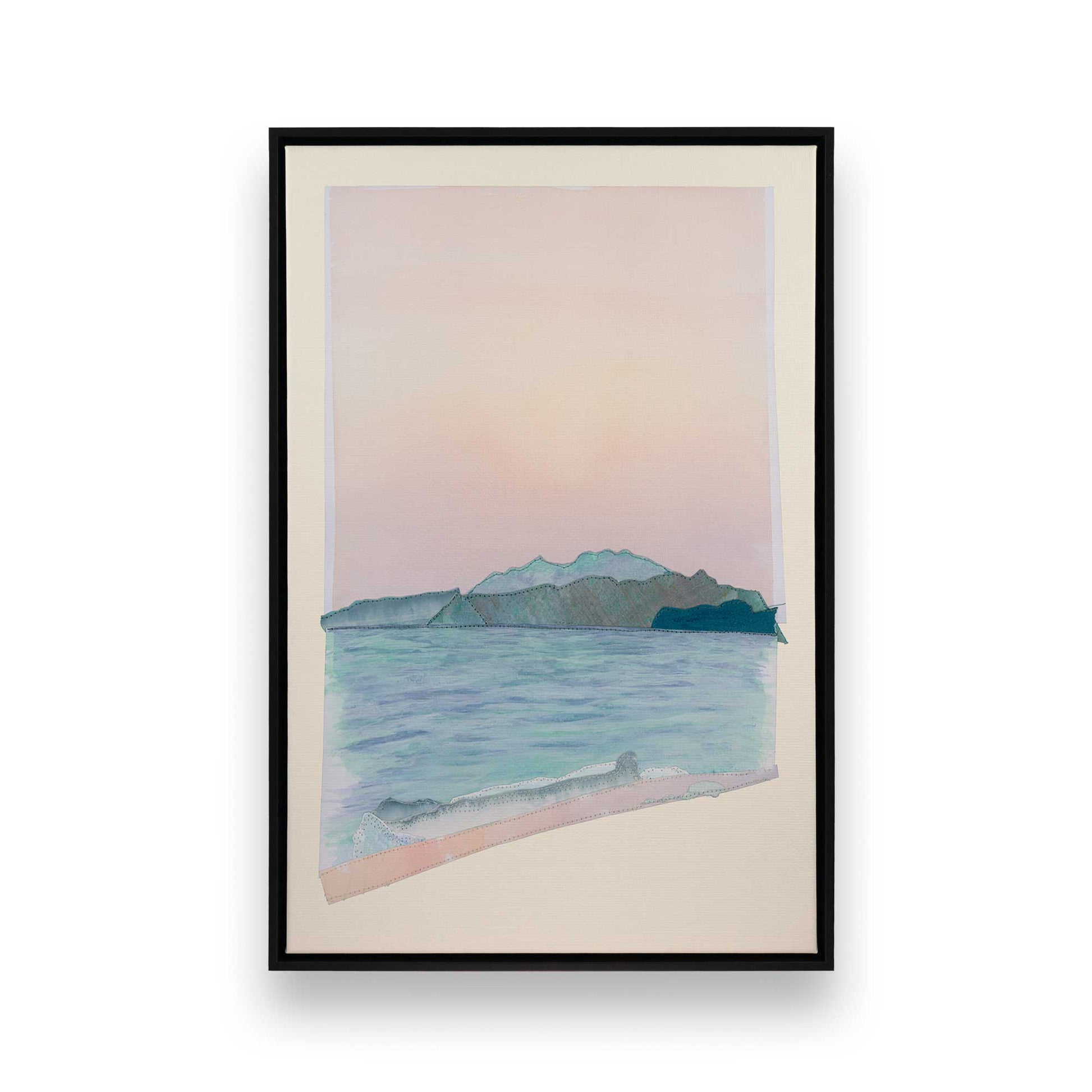 [Color:Satin Black], Picture of art in a Satin Black frame
