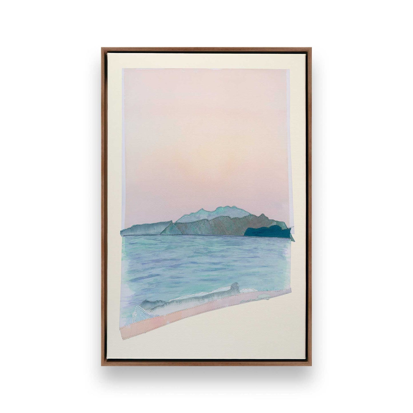 [Color:Walnut], Picture of art in a Walnut frame