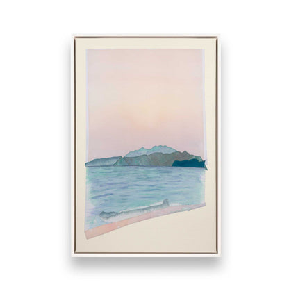 [Color:Opaque White], Picture of art in a White frame