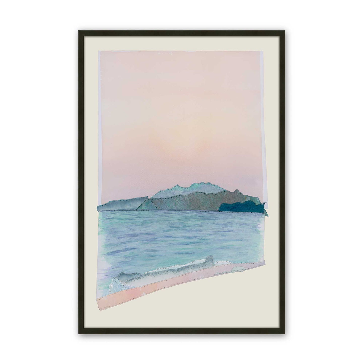 [Color:Satin Black], Picture of art in a Satin Black frame