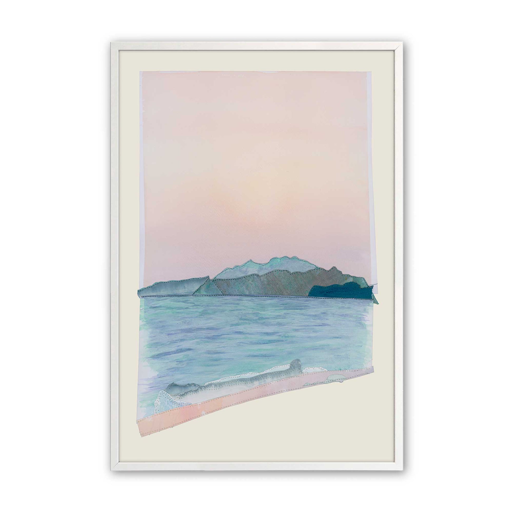 [Color:Opaque White], Picture of art in a Opaque White frame