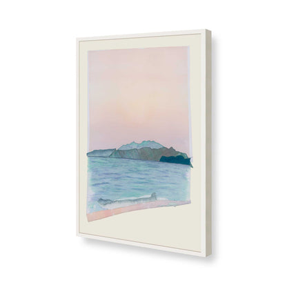 [Color:Opaque White], Picture of art in a Opaque White frame of the corner