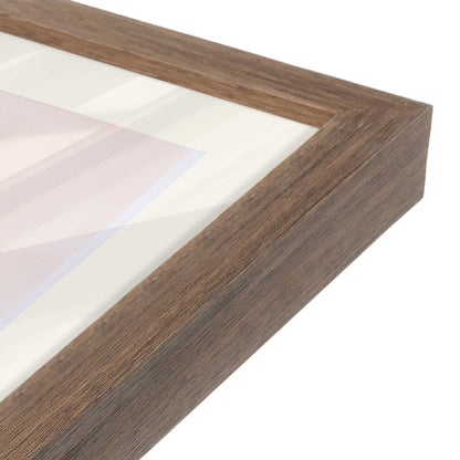 [Color:Walnut], Picture of art in a Walnut frame at an angle